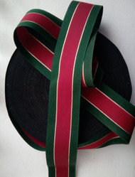 LUXURY TRADITIONAL RED GOLD GREEN CHRISTMAS RIBBON 5 CM WIDE X 10MTRS